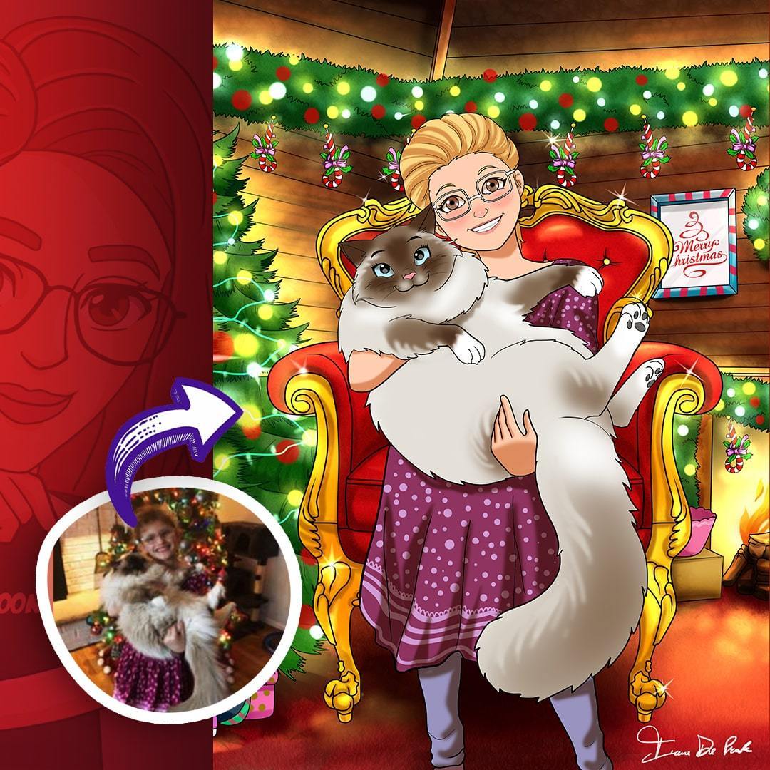 Pettoonies™ Original Pet Art (11-15 Pets)