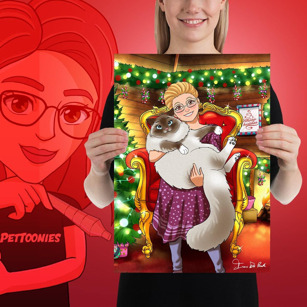 Pettoonies™ Original Pet Art (11-15 Pets)