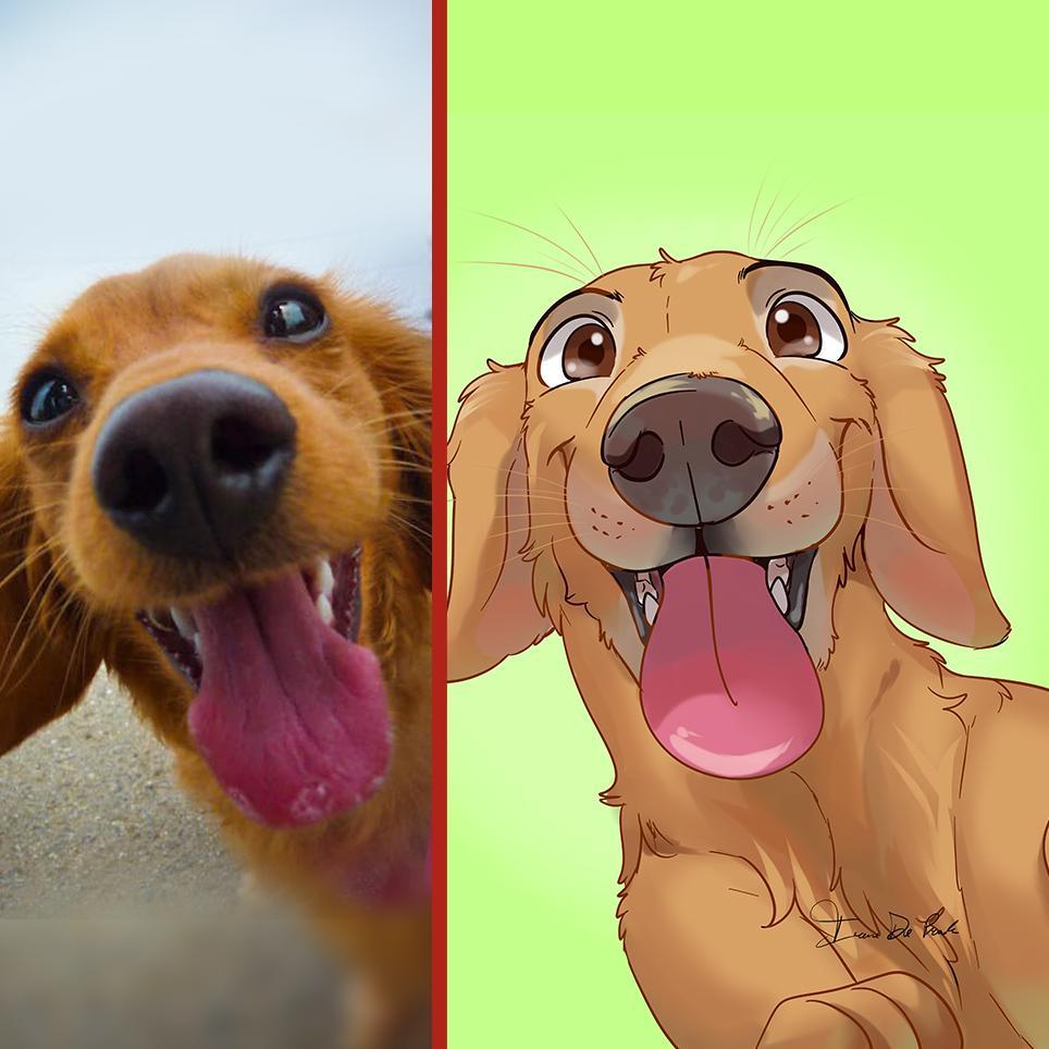 Pettoonies™ Original Pet Art (11-15 Pets)