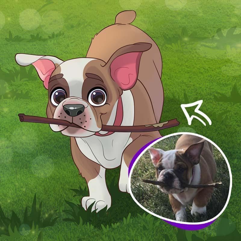 Pettoonies™ Original Pet Art (11-15 Pets)