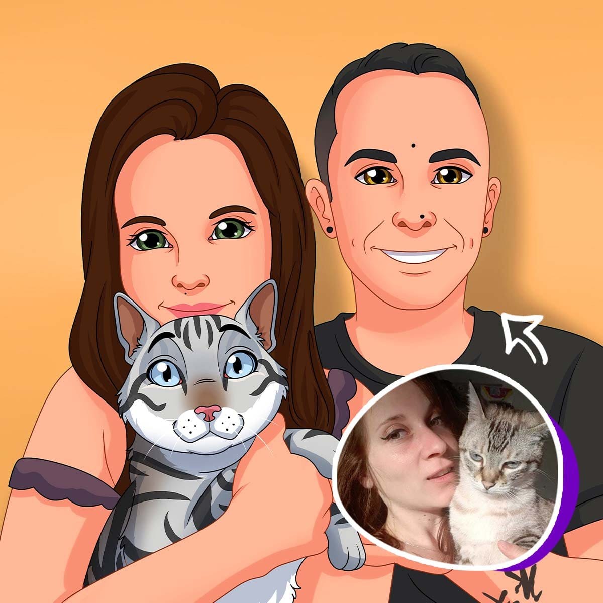 Pettoonies™ Your Pet as a Cartoon