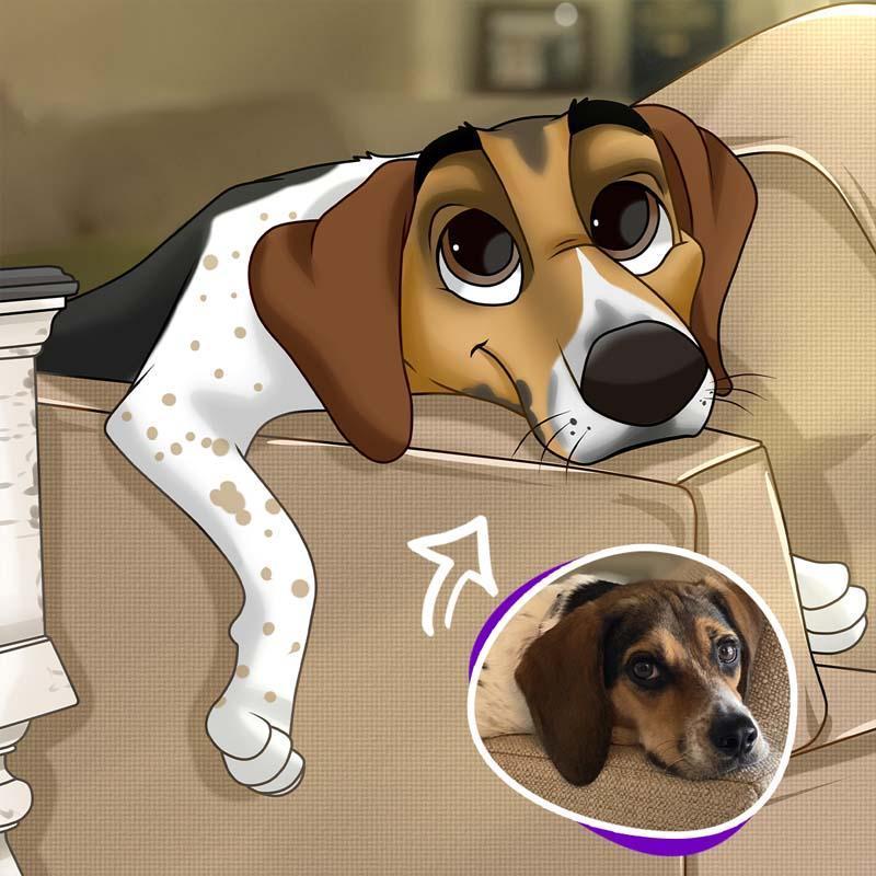 Pettoonies™ Original Pet Art (11-15 Pets)