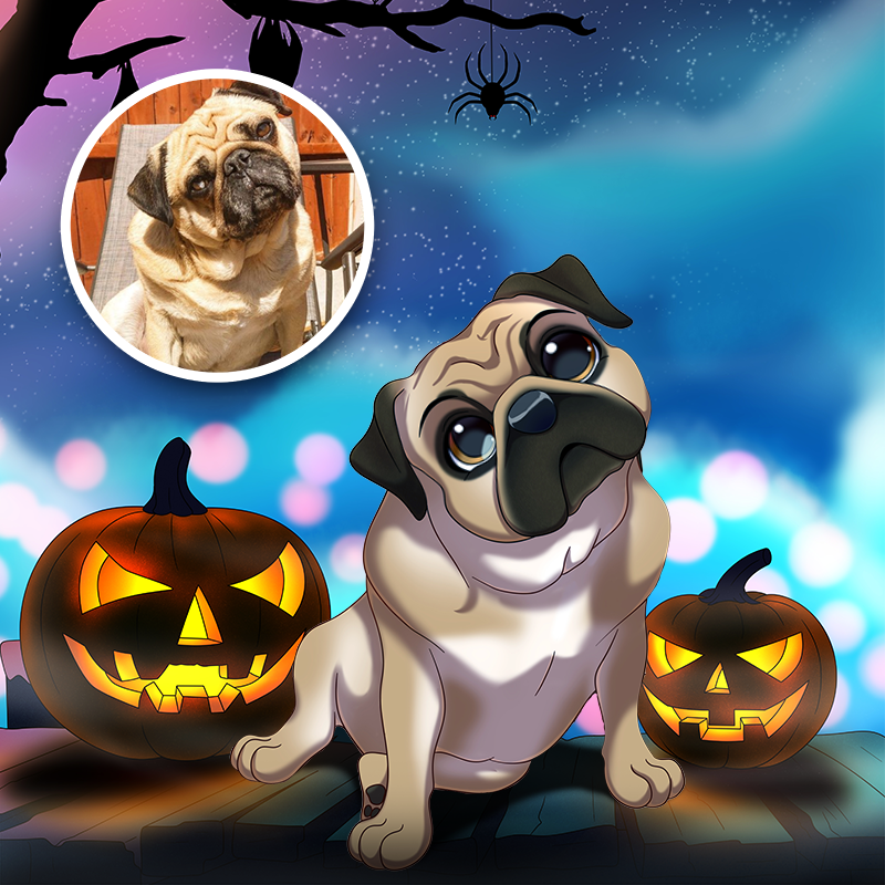 Pettoonies™ Original Pet Art (11-15 Pets)