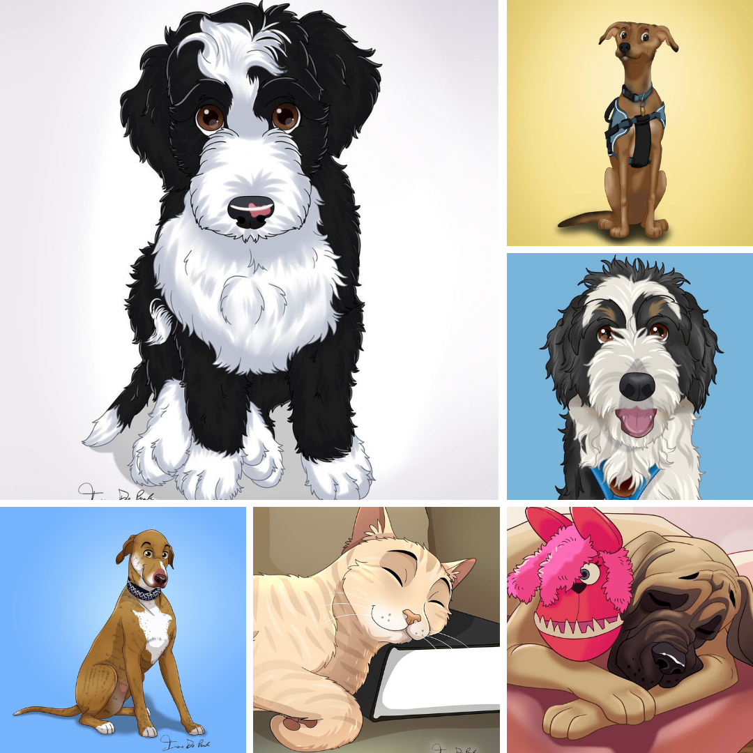 Pettoonies™ Original Pet Art