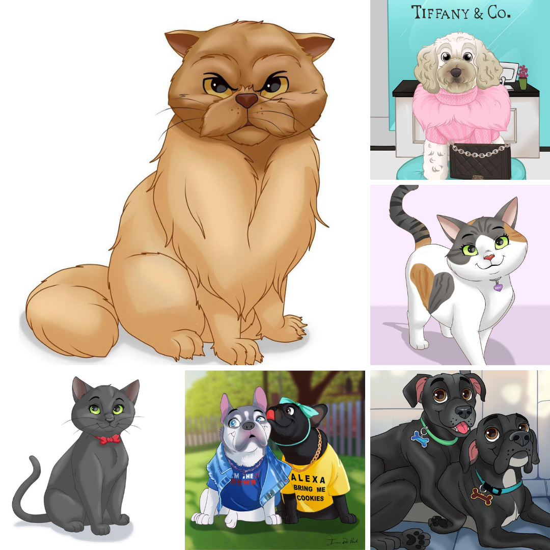 Pettoonies™ Original Pet Art