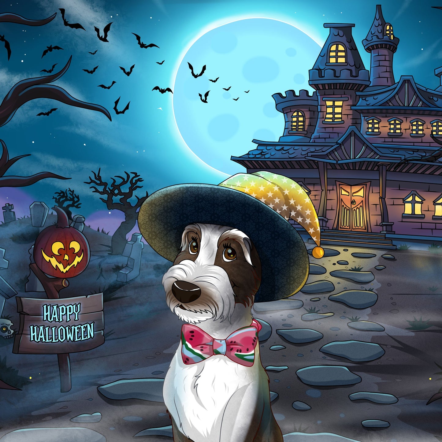 Pettoonies™ Original Pet Art (11-15 Pets)