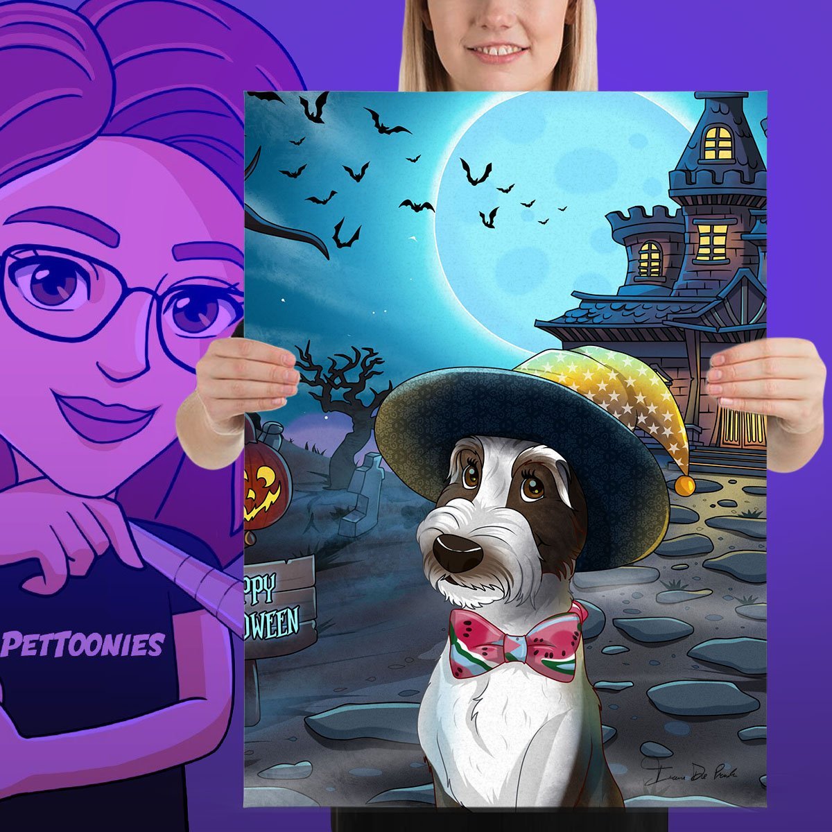 Pettoonies™ Original Pet Art (11-15 Pets)