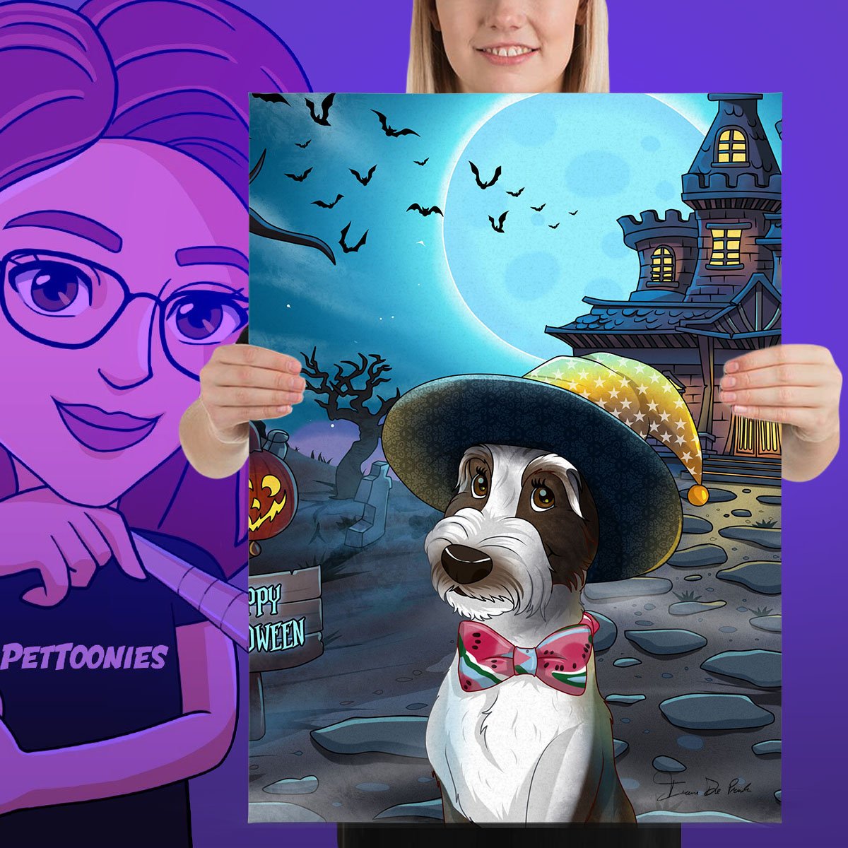 Pettoonies™ Original Pet Art (6-10 Pets)