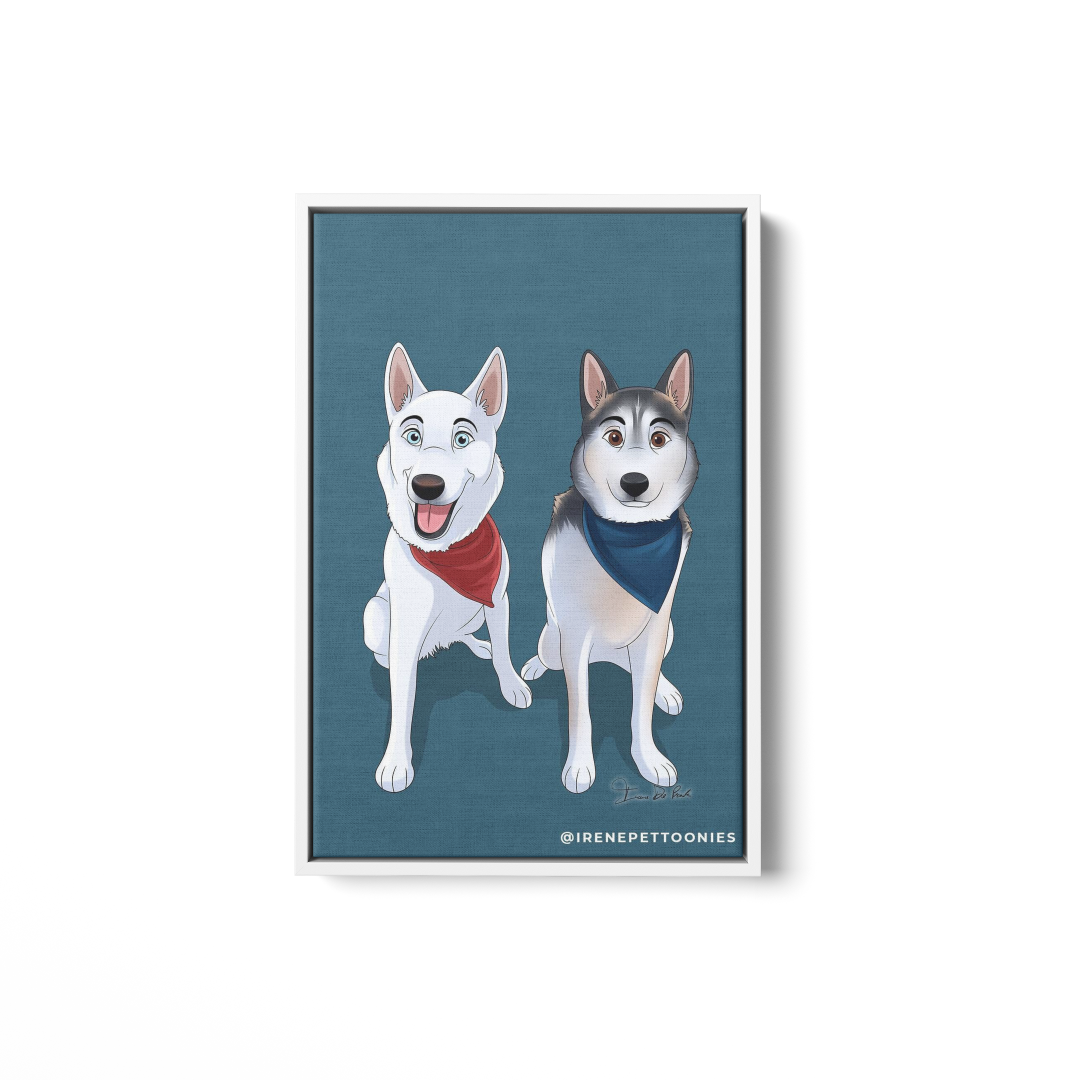 PetToonies Custom Canvas (5 Pets)