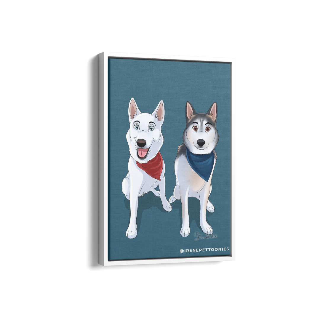 PetToonies Custom Canvas (5 Pets)